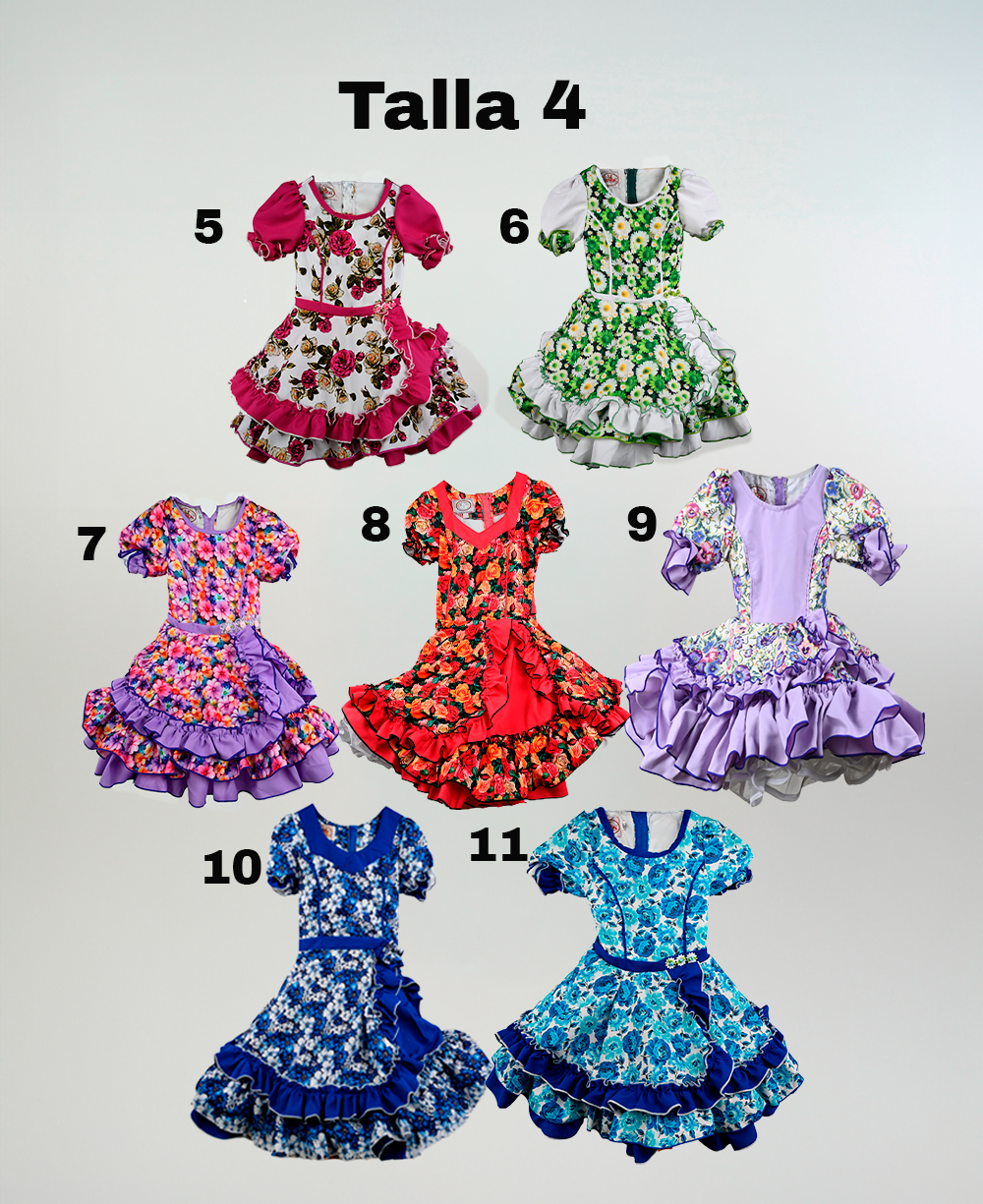 Vestidos de niña Tallas 2 a la 10  imagen 4