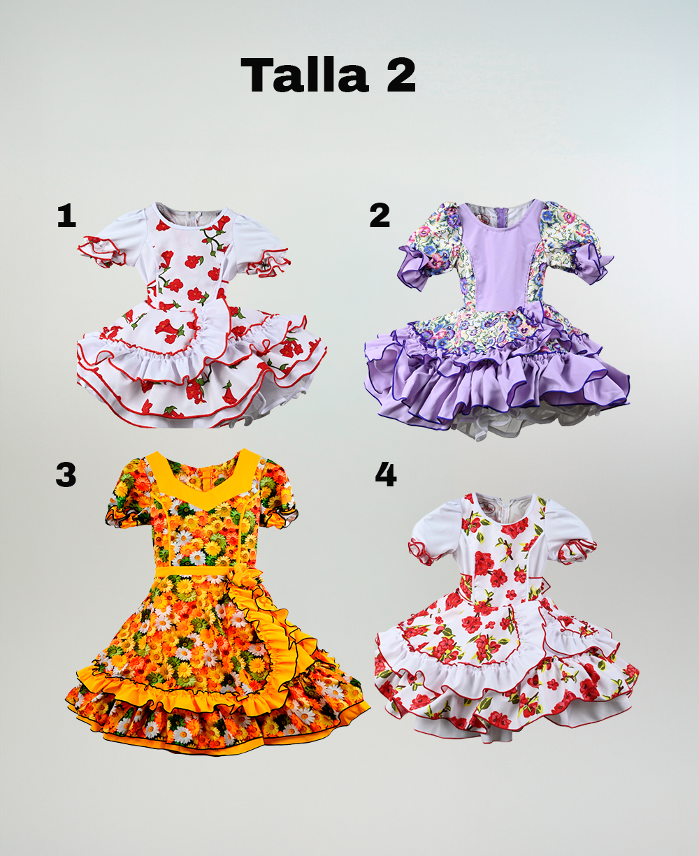Vestidos de niña Tallas 2 a la 10  imagen 3