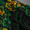 Vestido de China Negro Floral Catron – Jardín Dorado miniatura 4