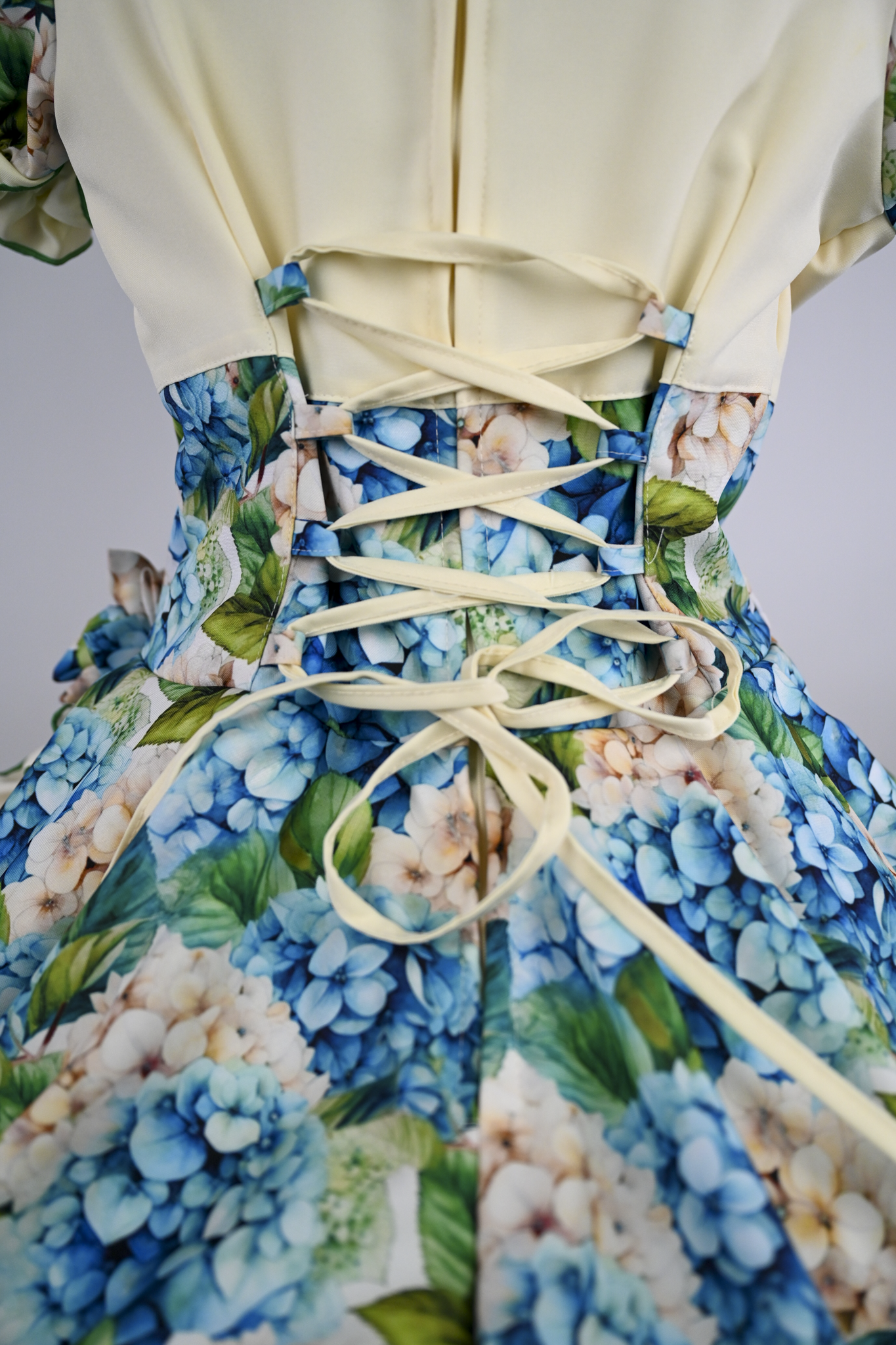 Vestido de China Marfil Floral Catron – Brisa de la quebrada imagen 2