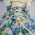 Vestido de China Marfil Floral Catron – Brisa de la quebrada miniatura 2