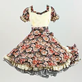 Vestido de China Marfil Floral Catron – Rosas de la Trilla miniatura 4