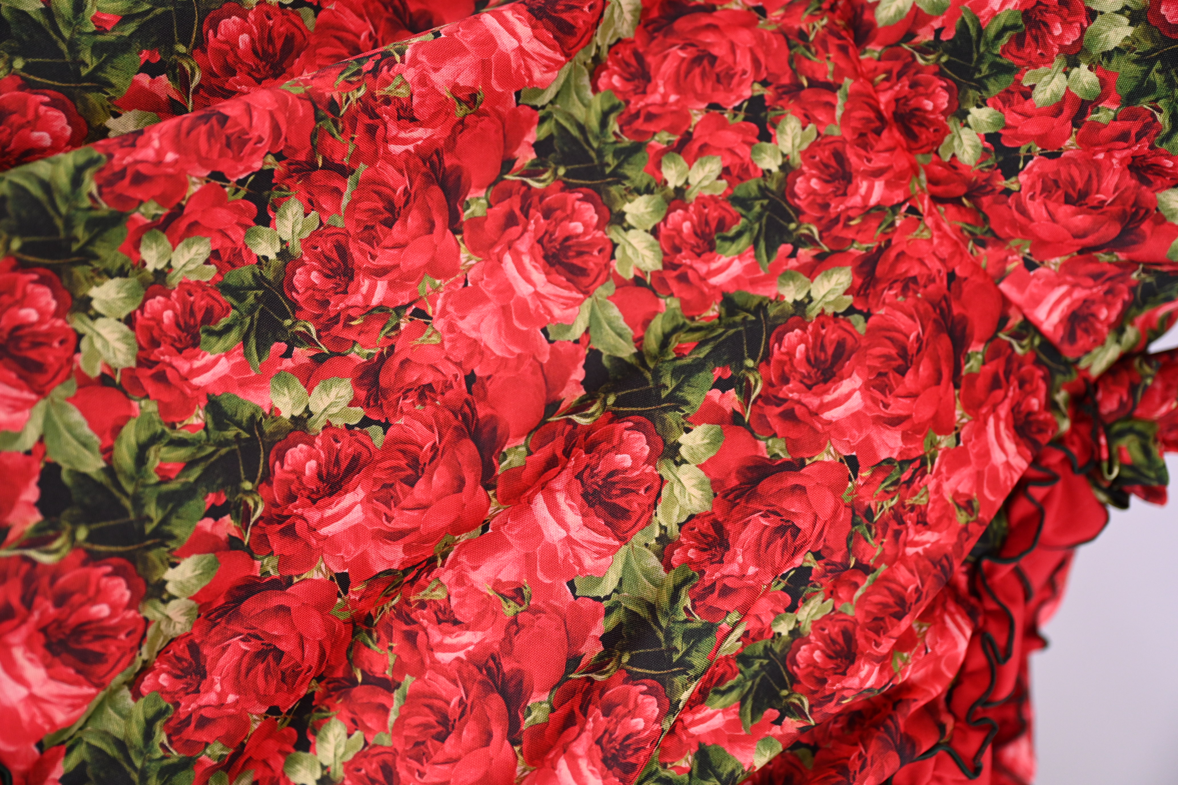 Vestido de China Rojo Floral Catron – Llama de la Medialuna imagen 4