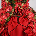 Vestido de China Rojo Floral Catron – Llama de la Medialuna miniatura 2