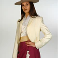 Chaqueta De Huasa Marfil Catron miniatura 1