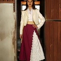 Chaqueta De Huasa Marfil Catron miniatura 2