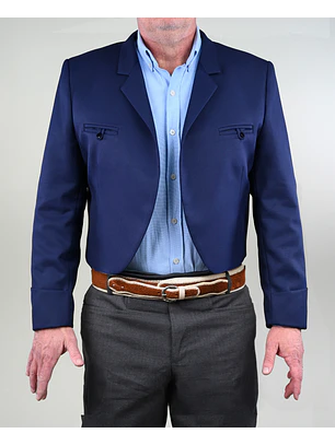 Chaqueta de Huaso Azul Tradicional Catron