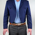 Chaqueta de Huaso Azul Tradicional Catron miniatura 1