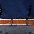 Chaqueta de Huaso Azul Tradicional Catron miniatura 4