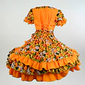 Vestido de China Naranjo Floral Catron – Sol de la Trilla miniatura 4