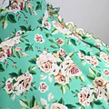 Vestido de China Aguamarina Floral Catron – Brisa de la Rinconada miniatura 3