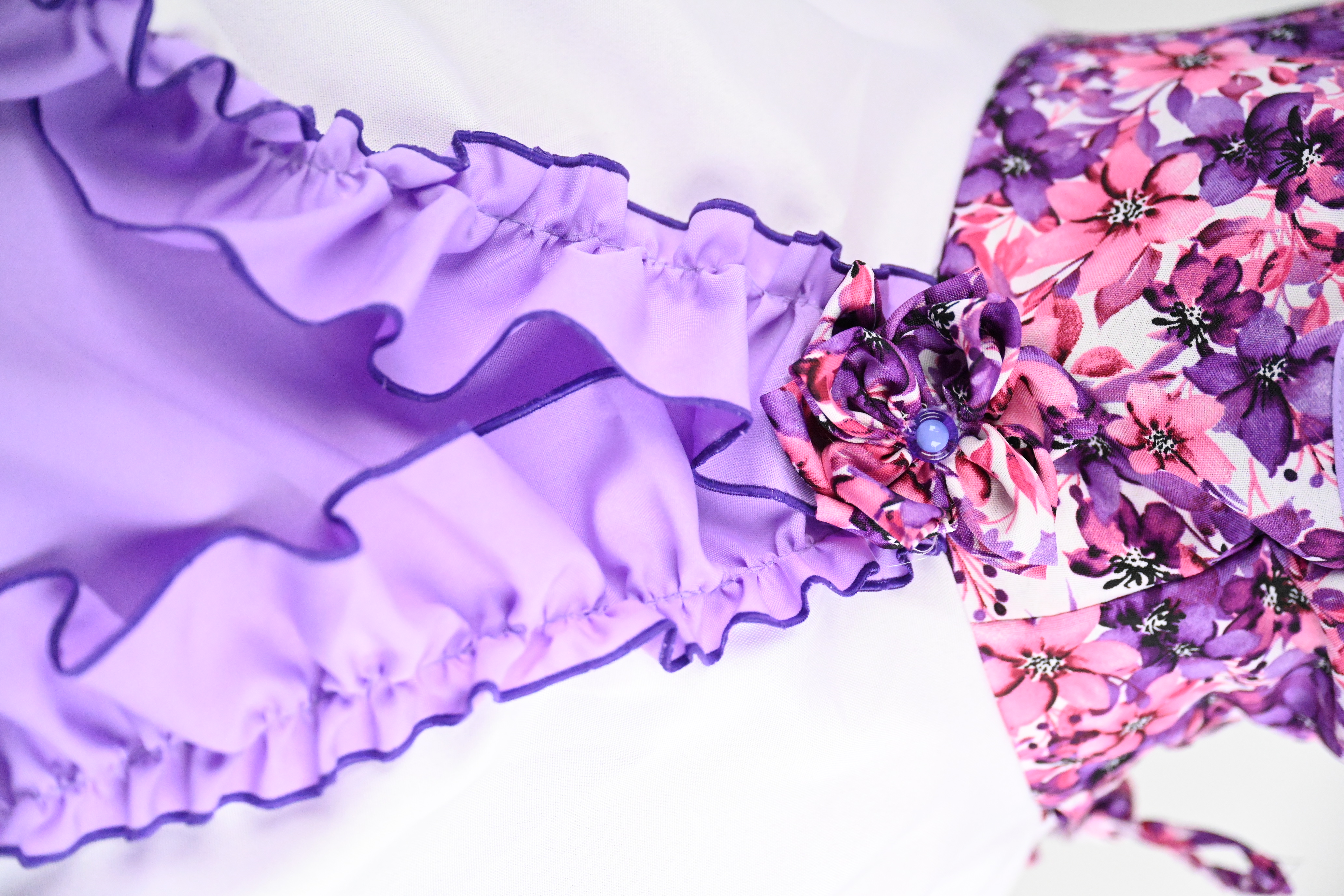 Vestido de China Lila Catron – Violetas del Molino imagen 2