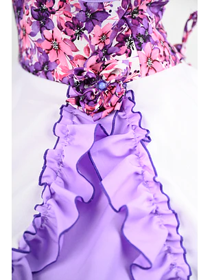 Vestido de China Lila Catron – Violetas del Molino