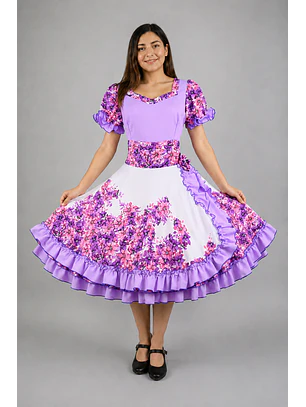 Vestido de China Lila Catron – Violetas del Molino