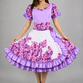 Vestido de China Lila Catron – Violetas del Molino miniatura 1