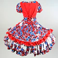Vestido de China Tricolor Catron – Vuelta de la Medialuna miniatura 4