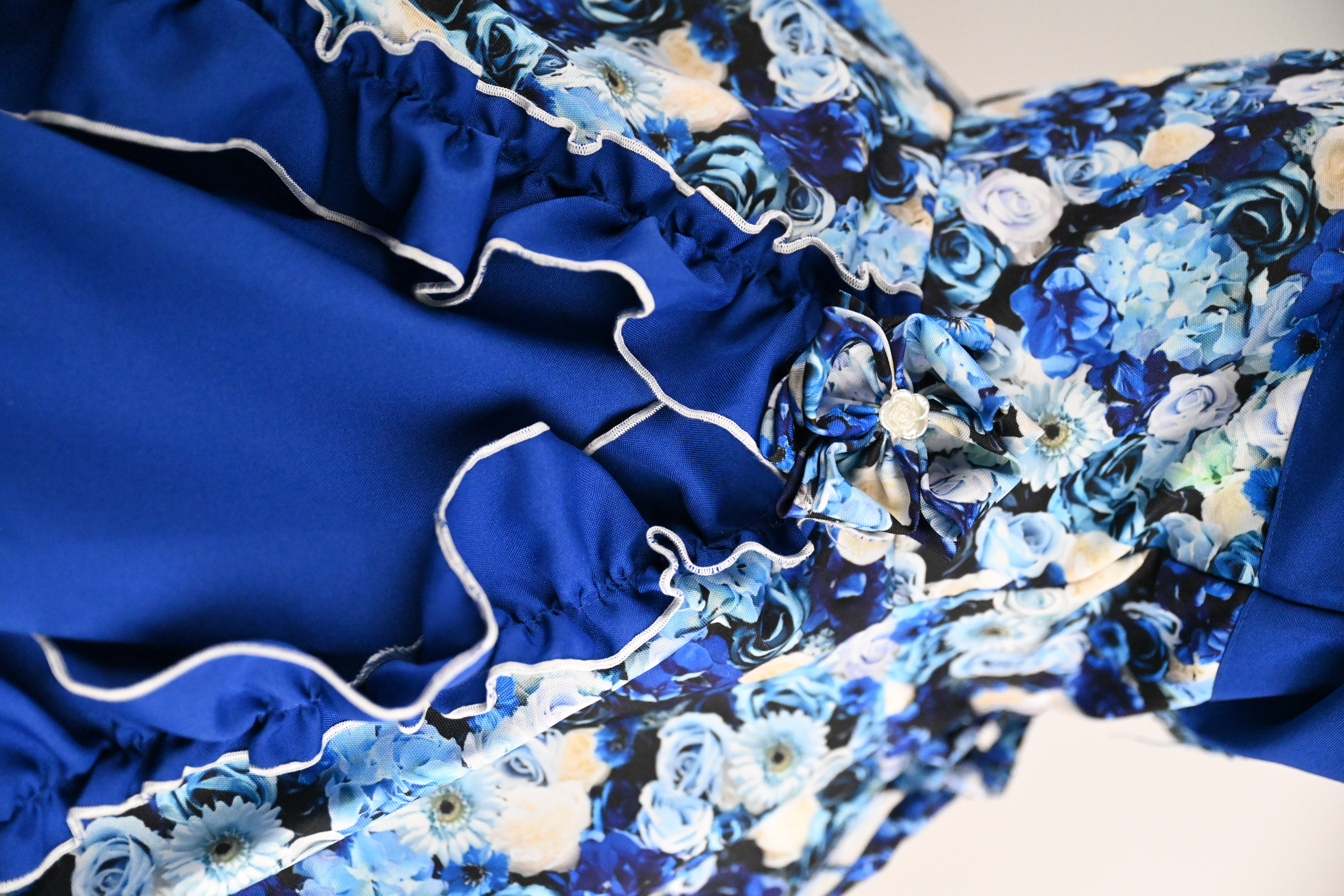 Vestido de China Azul Rey Catron – Noche del Parral imagen 2