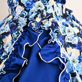 Vestido de China Azul Rey Catron – Noche del Parral miniatura 2