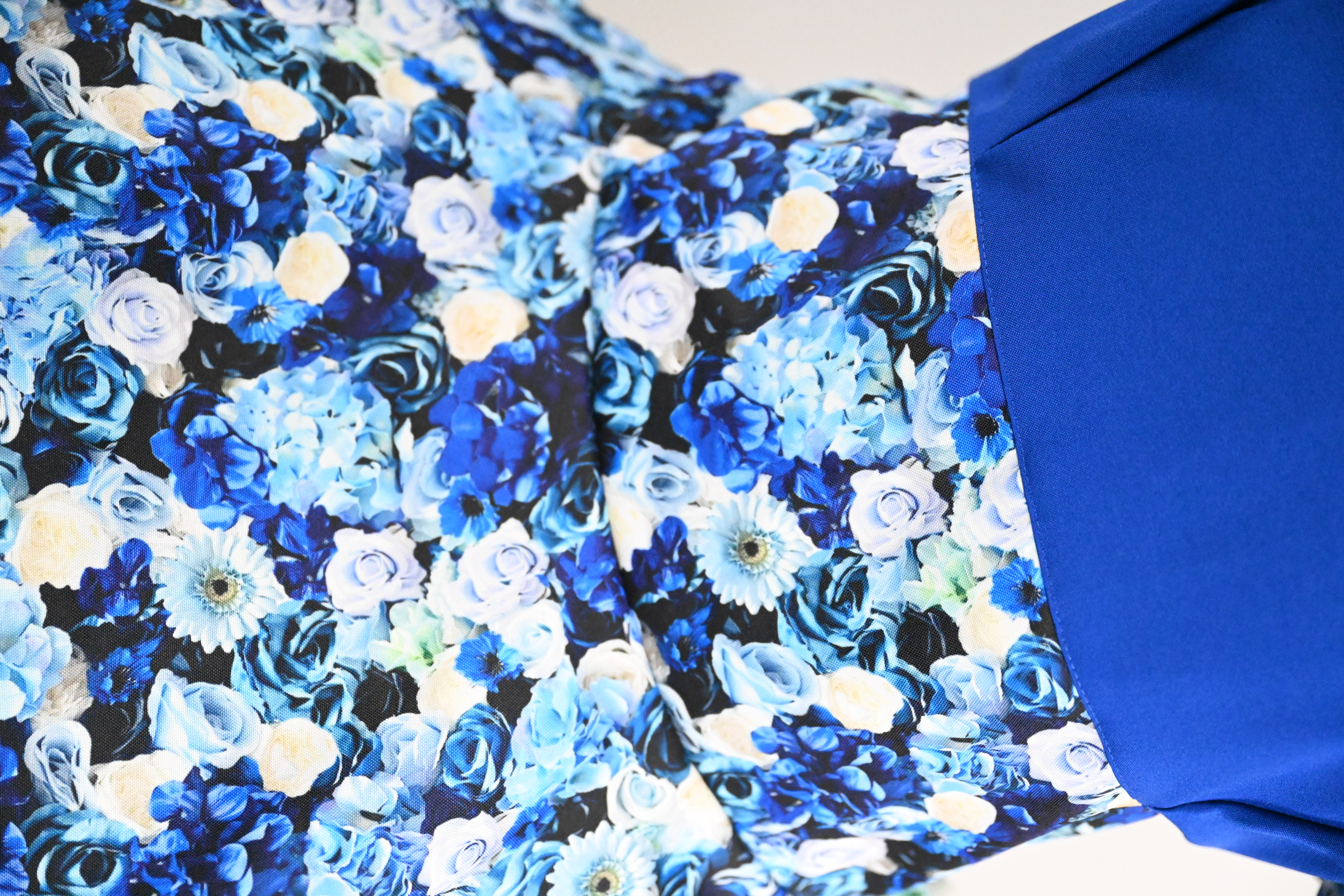 Vestido de China Azul Rey Catron – Noche del Parral imagen 3
