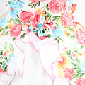 Vestido de China Blanco Estampado Catron – Acuarela de la Quinta miniatura 2