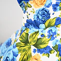 Vestido de China Azul Cobalto Catron – Cielo del Maipo miniatura 3