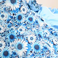 Vestido de China Celeste Floral Catron – Alborada de Colchagua miniatura 3
