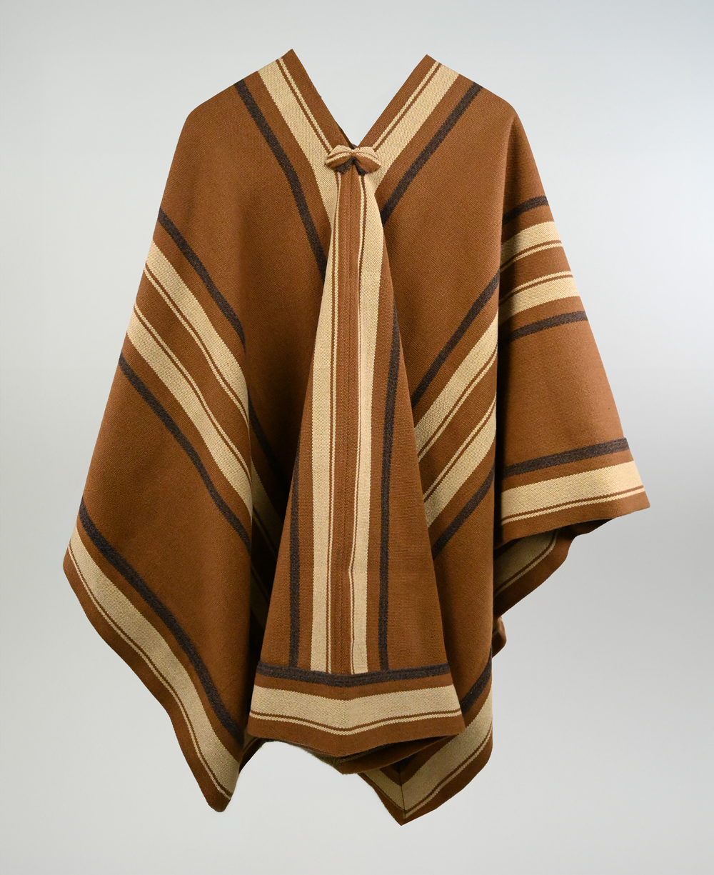 Poncho Alpaca Lana Lautaro Catron imagen 4