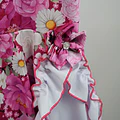 Vestido de China Blanco y Fucsia Catron – Margaritas de Nancagua miniatura 2