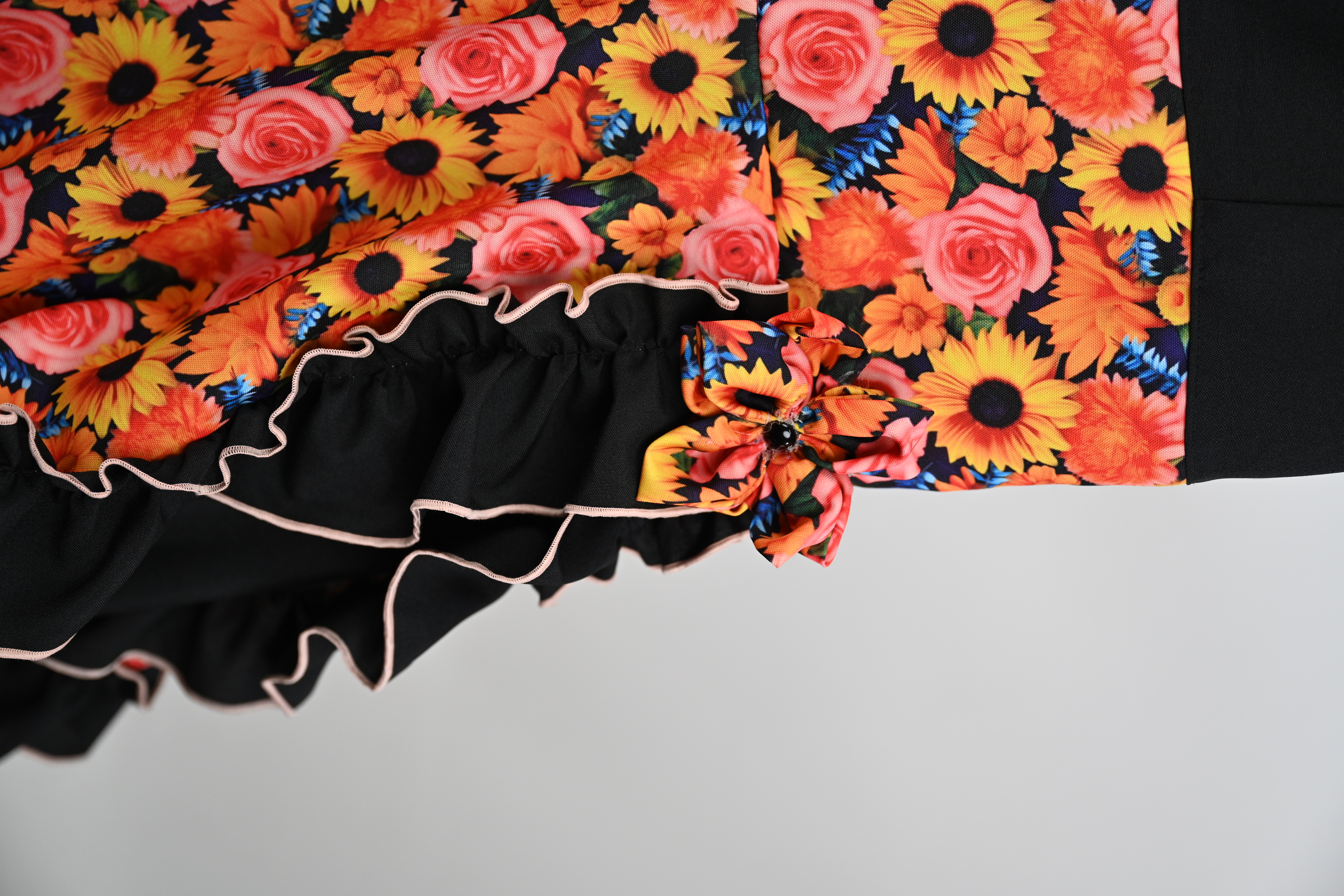Vestido de China Negro Catron – Girasoles de la Quebrada imagen 2