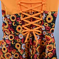Vestido de China Naranjo Catron – Soles de la Cosecha miniatura 2