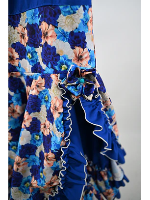 Vestido de China Azul Catron – Hortensias de la Estancia