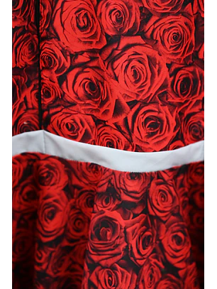 Vestido de China Rojo Catron – Rosales de la Enramada
