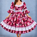 Vestido de China Catron – Encajes de la Casona miniatura 1
