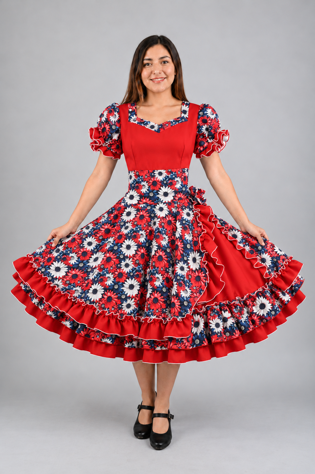 Vestido de China Catron – Amapolas del Trigal imagen 1