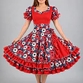 Vestido de China Catron – Amapolas del Trigal miniatura 1
