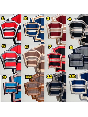 Mantas De Huaso Infantil T10/12 Catron