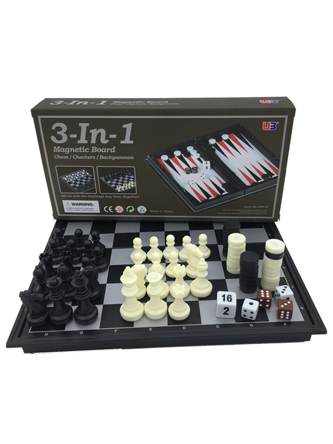 3 en 1 !!! Ajedrez, Backgammon, Damas 1