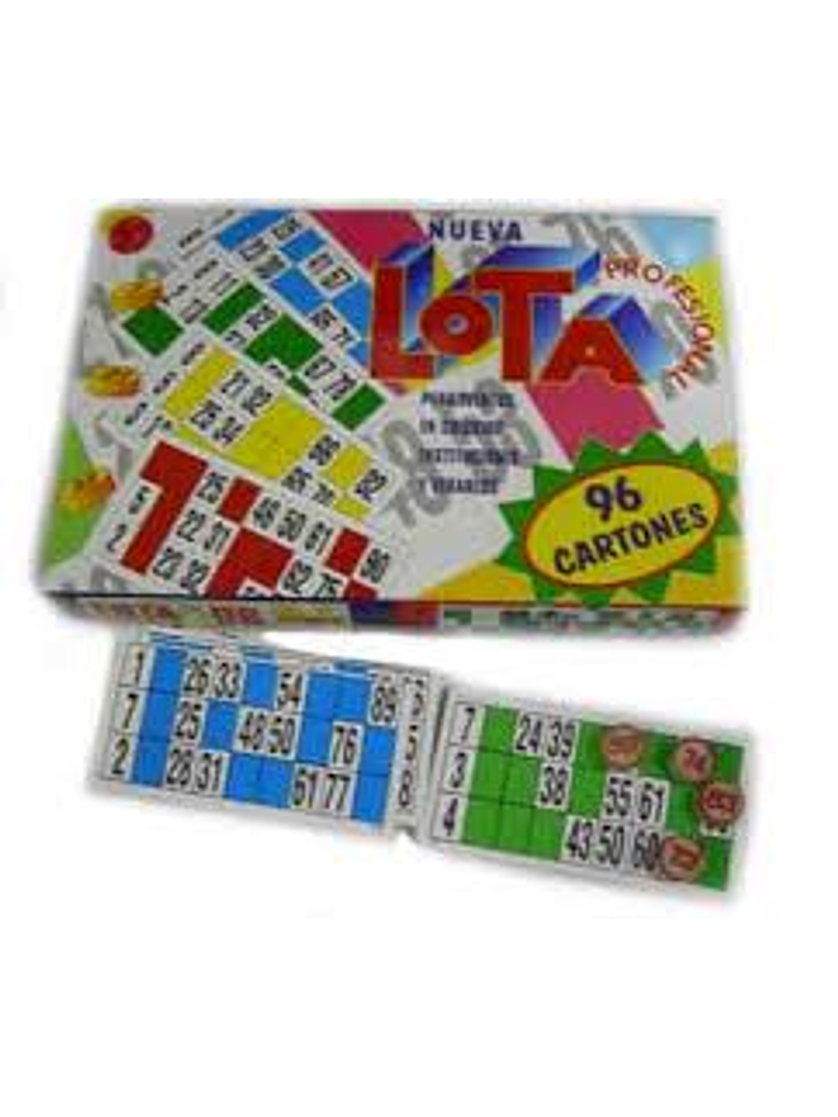 Lotería 96 Cartones 1