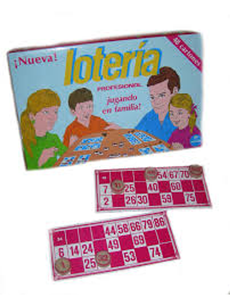 Lotería Madera ( 48 Cartones) 1