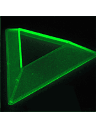 Base de exhibición fluorescente