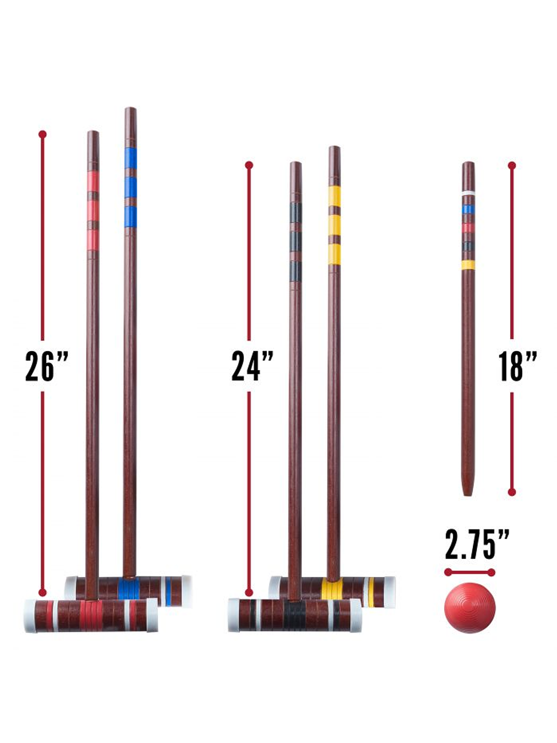 Set De Croquet Recreacional Franklin 2