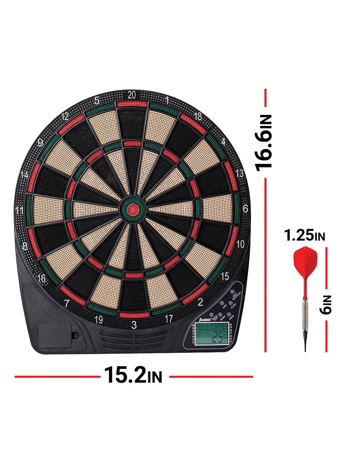 Tablero dardos Electrónico Franklin 2