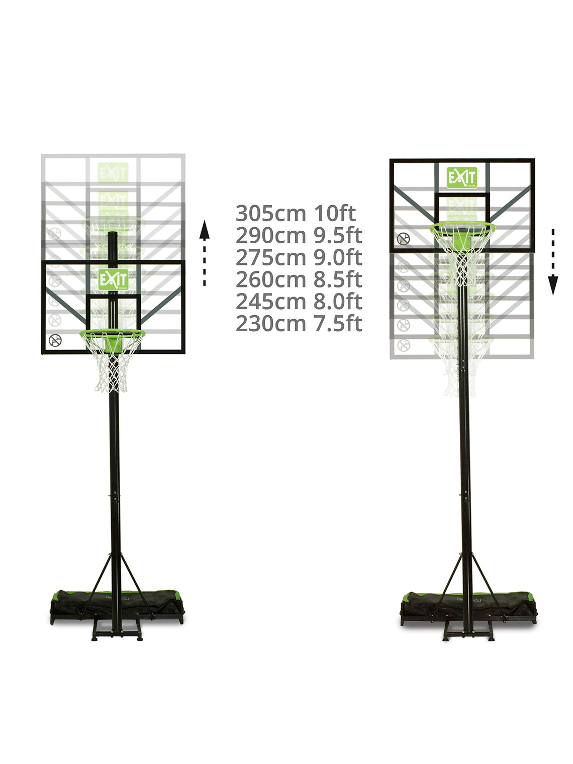 Pedestal Basketball portatil Comet 2