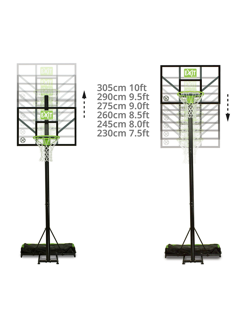 Pedestal Basketball portatil Comet 2