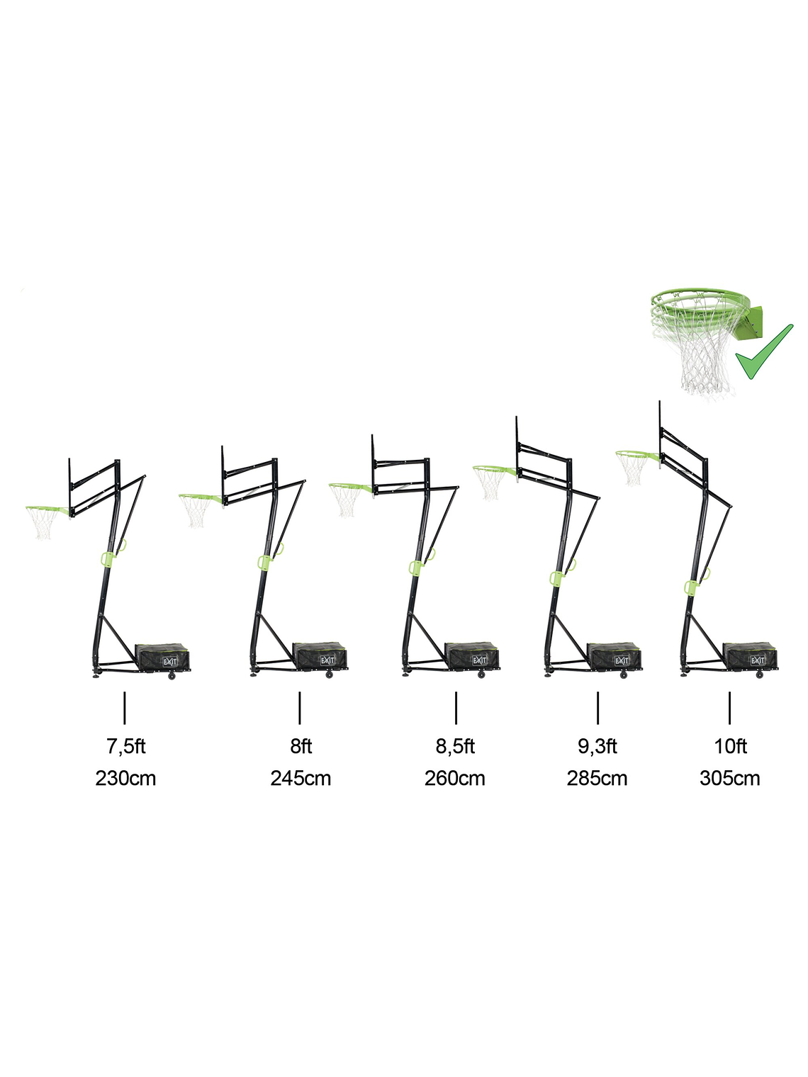 Pedestal Basketball p/clavados Galaxy 4