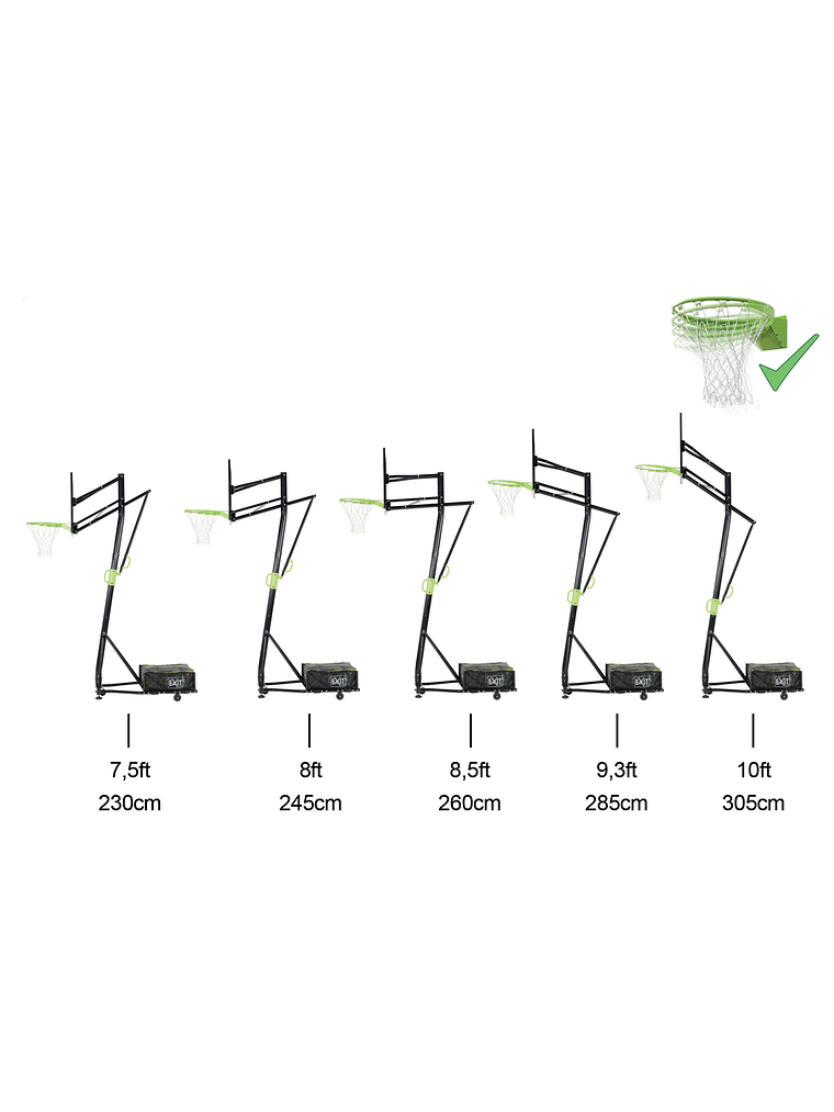 Pedestal Basketball p/clavados Galaxy 4