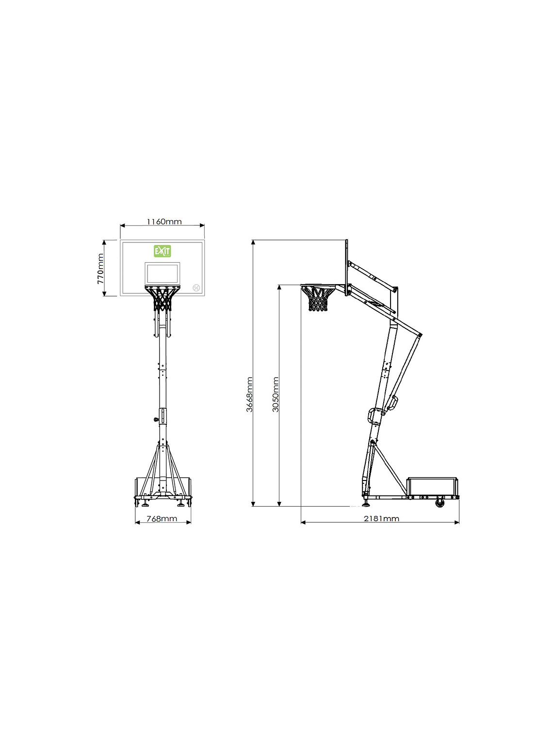 Pedestal Basketball p/clavados Galaxy 6
