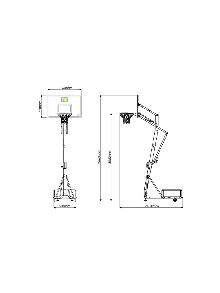 Pedestal Basketball p/clavados Galaxy 6
