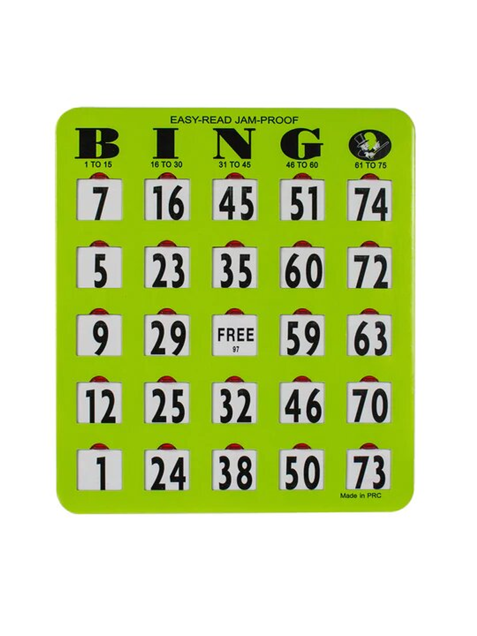 Carton de Bingo Jumbo 1
