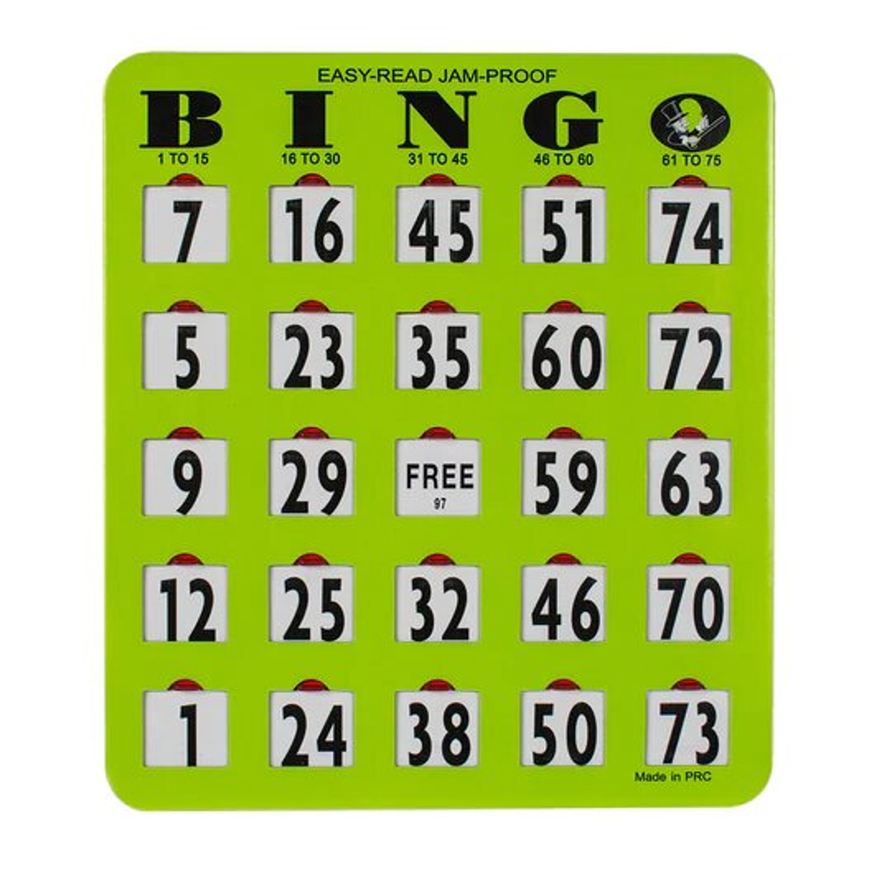 Carton de Bingo Jumbo